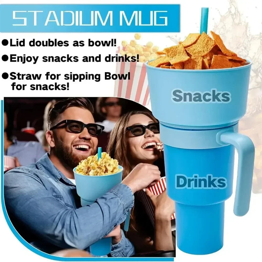 2 In 1 Snack Bowl Drink Cup