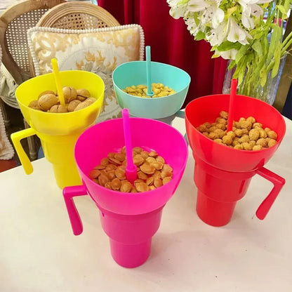 2 In 1 Snack Bowl Drink Cup