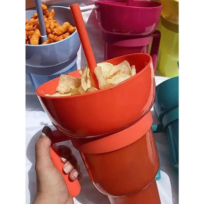 2 In 1 Snack Bowl Drink Cup