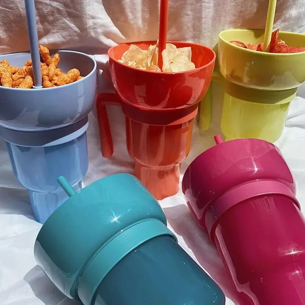 2 In 1 Snack Bowl Drink Cup