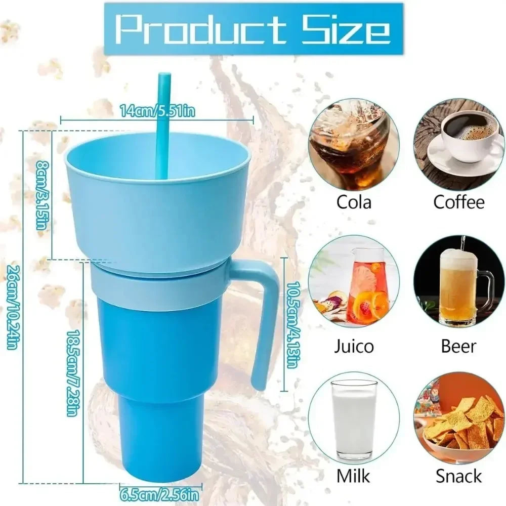 2 In 1 Snack Bowl Drink Cup